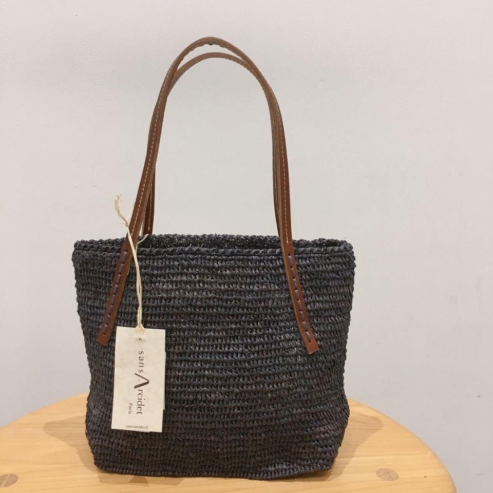 sans arcidet - ラフィア ミニバッグ Beby XS （正規取扱商品