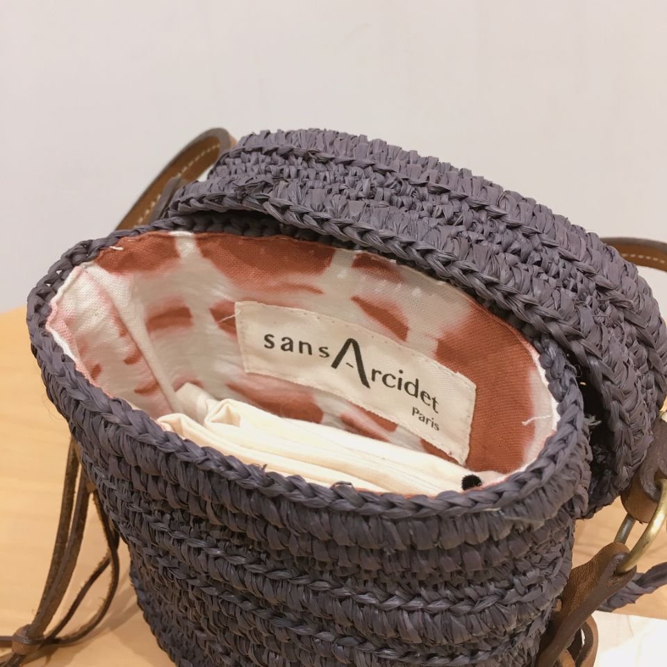 sans arcidet - ラフィア boris bag mini （正規取扱商品）