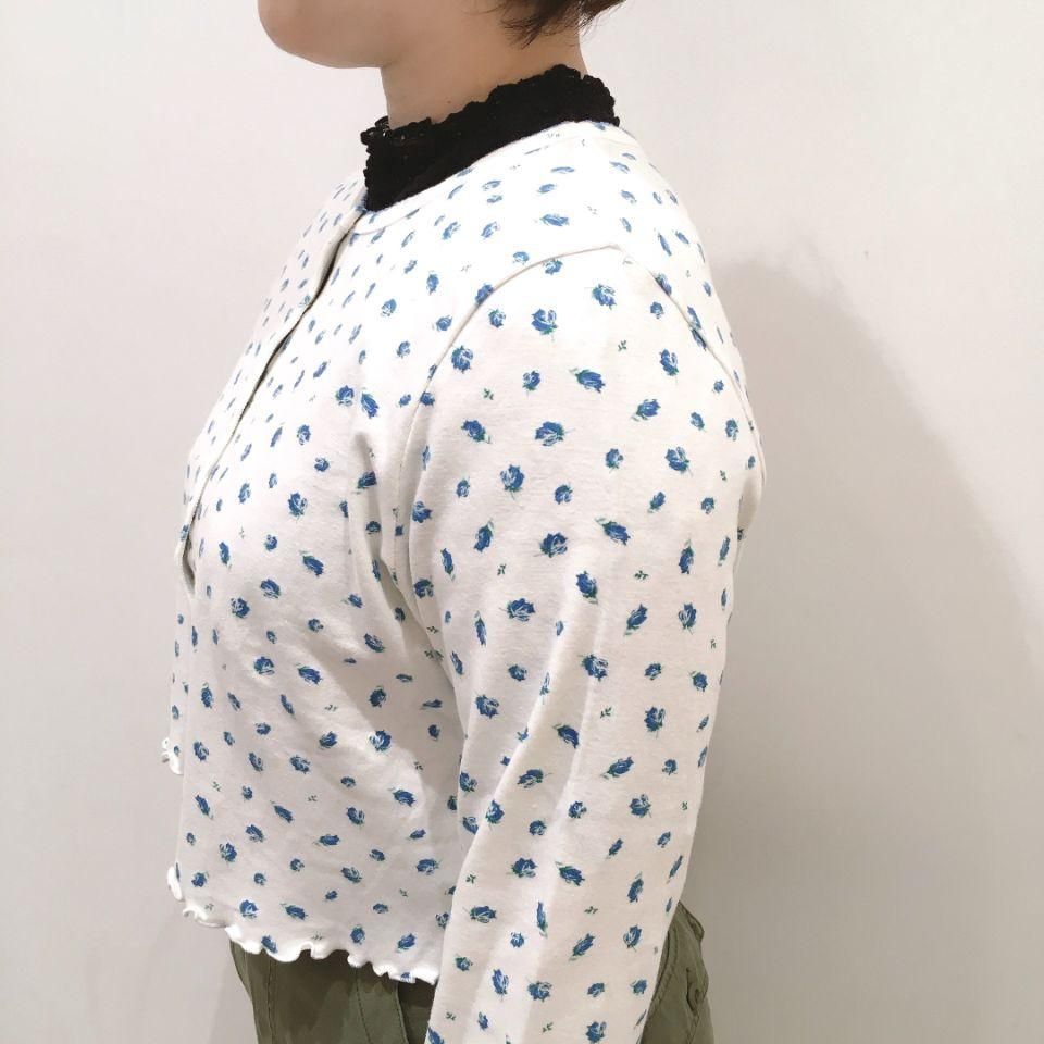 CHILD WOMAN - フライス小花プリントカーディガン(0101CT019221 CHILD WOMAN - フライス小花プリントカーディガン(0101CT019221