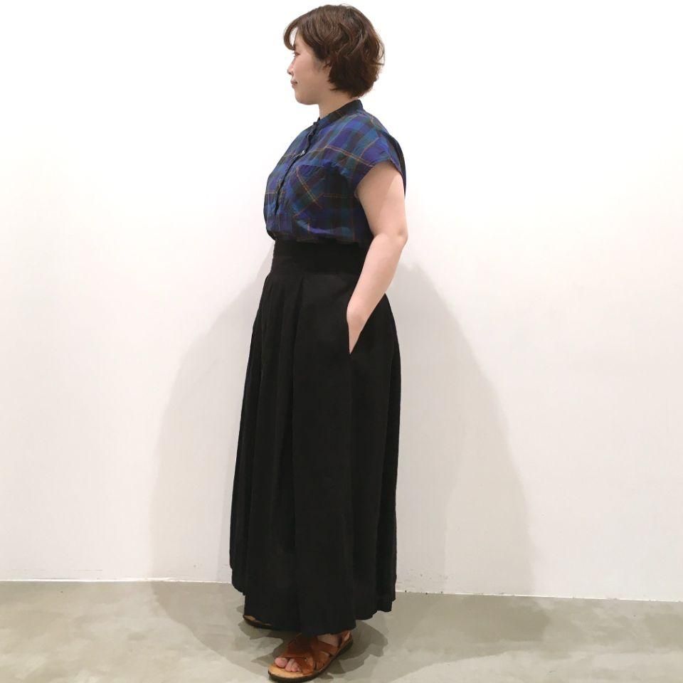 SARAHWEAR - ＜Megumi＞フレンチ リネン タックスカート(C21712