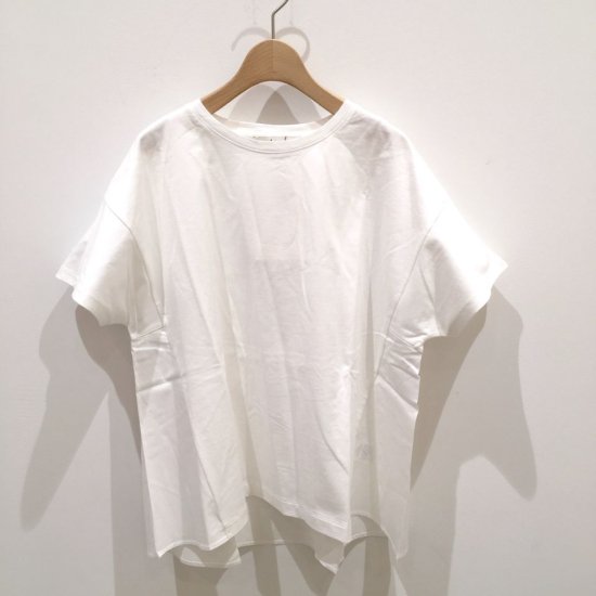 Vincent et Mireille - 布帛コンビ ギャザーTシャツ（VM221ST12242）