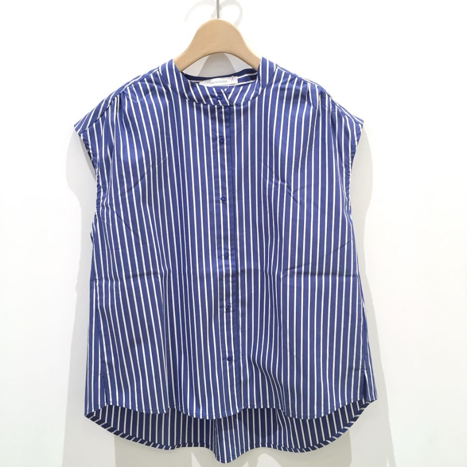 PONT DE CHALONS - 刺繍ボタンのフレンチスリーブシャツ（2230311） - Sheth Online Store -  シスオンラインストア