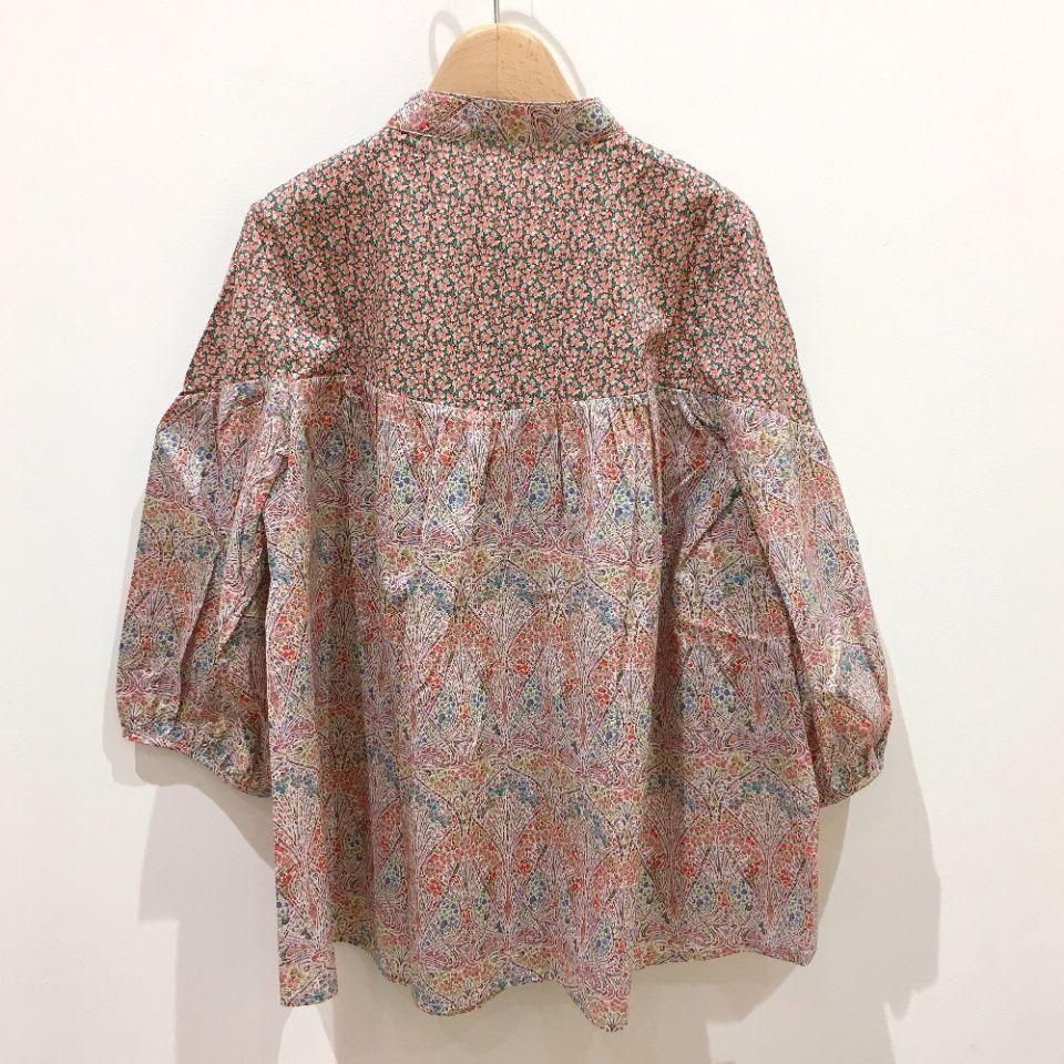 SARAHWEAR - <Lily>パッチワーク ブラウス リバティ SARAHWEAR - <Lily>パッチワーク ブラウス リバティ