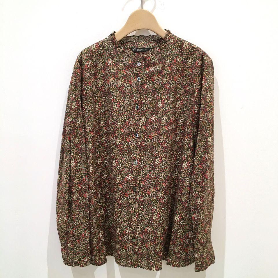 J.sloane - スタンドフリルブラウス (リバティコレクション) - Sheth Online Store - シスオンラインストア 返品保証付 ミサラさまご確認㌻ リバティ フリルブラウス シャツ/ブラウス(半袖/袖なし)