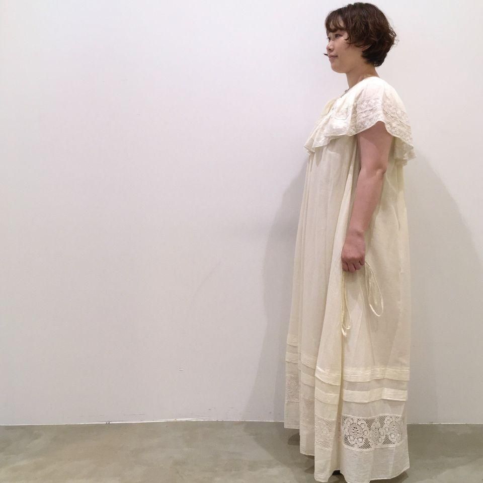 CHILD WOMAN - <Dot and Stripes>コットンボイル×マニーレース CHILD WOMAN - <Dot and Stripes>コットンボイル×マニーレース