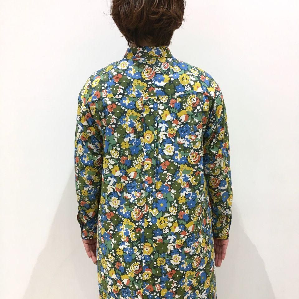 Parkes - チビエリ シャツワンピース （リバティコレクション