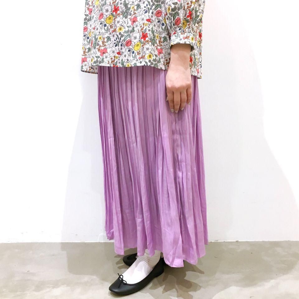 sosotto - アンティークサテン消しプリーツスカート (4215417 sosotto - アンティークサテン消しプリーツスカート (4215417