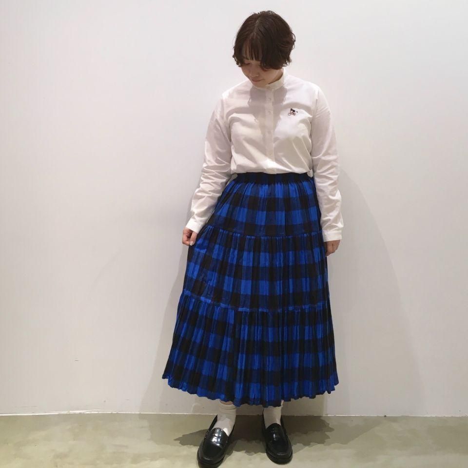 輝く高品質な Cotton - Rockmount Flannel 3段 バッファローチェック スカート