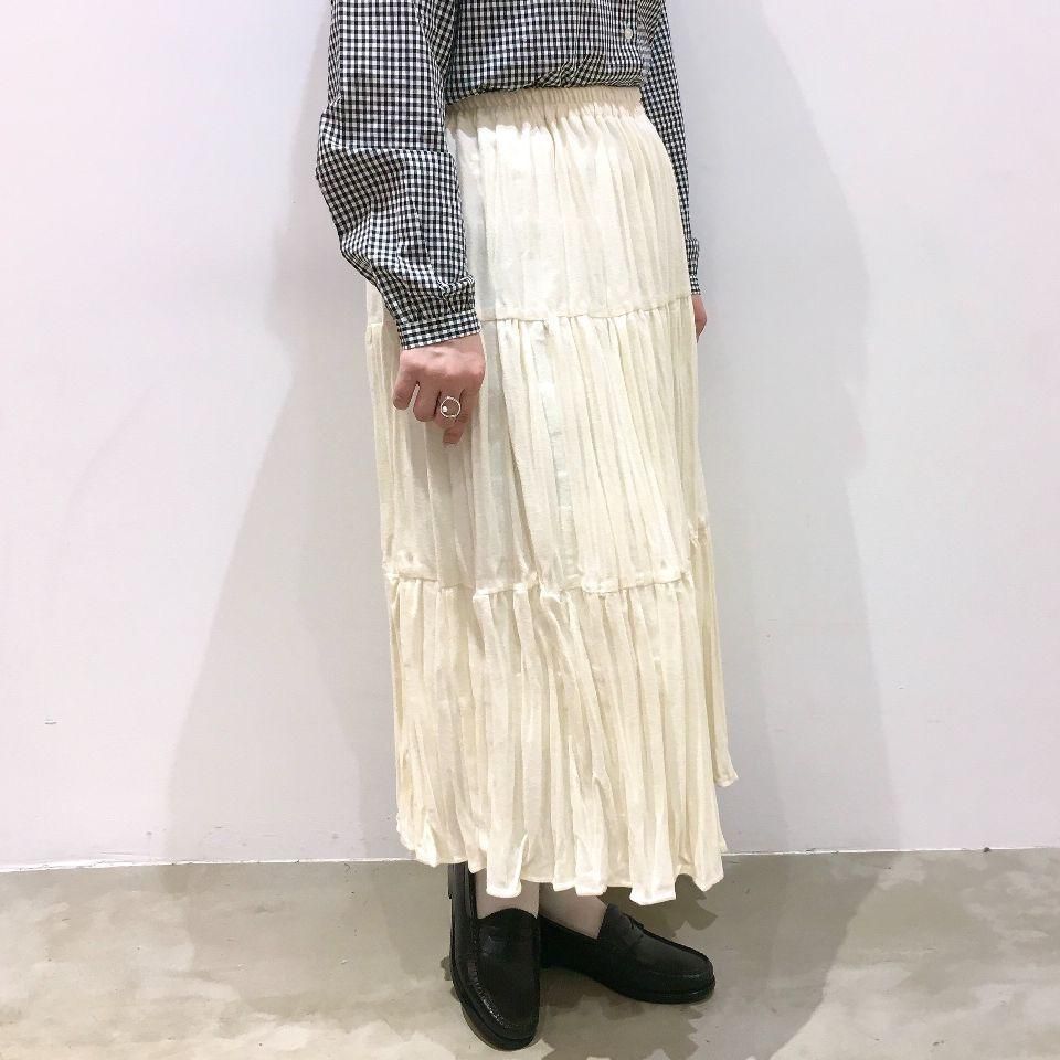 Rockmount - Wool Flannel Solid 3段ティアードスカート(正規 Rockmount - Wool Flannel Solid 3段ティアードスカート(正規