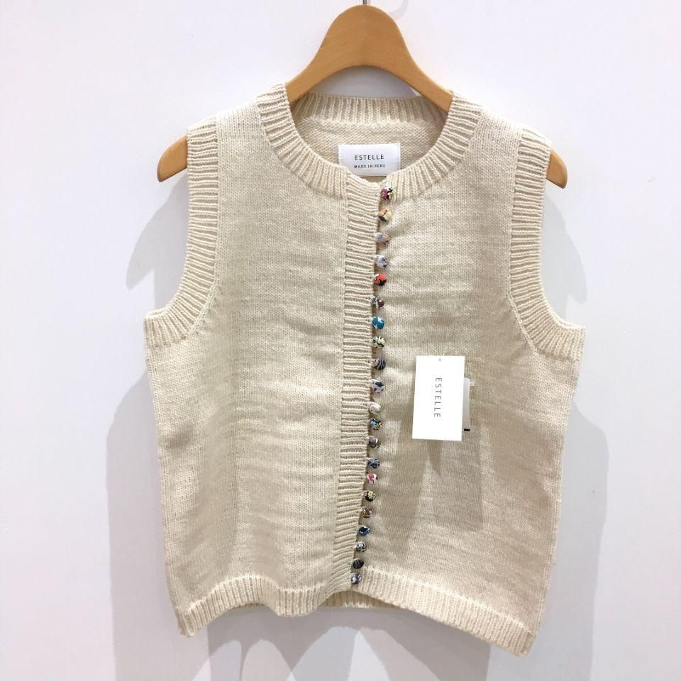 estelle - リバティ釦のベスト - Sheth Online Store - シス