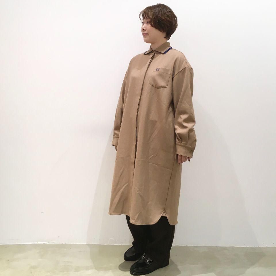 FRED PERRY - Knitted Collar Shirt Dress（F8673）正規取扱商品