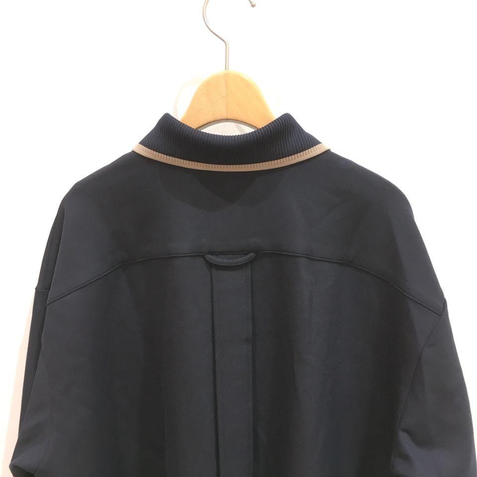 即発送⭐️フレッドペリー　Knitted Collar Shirt Dress 紺 FRED PERRY（フレッドペリー）の「Knitted Collar Shirt Dress