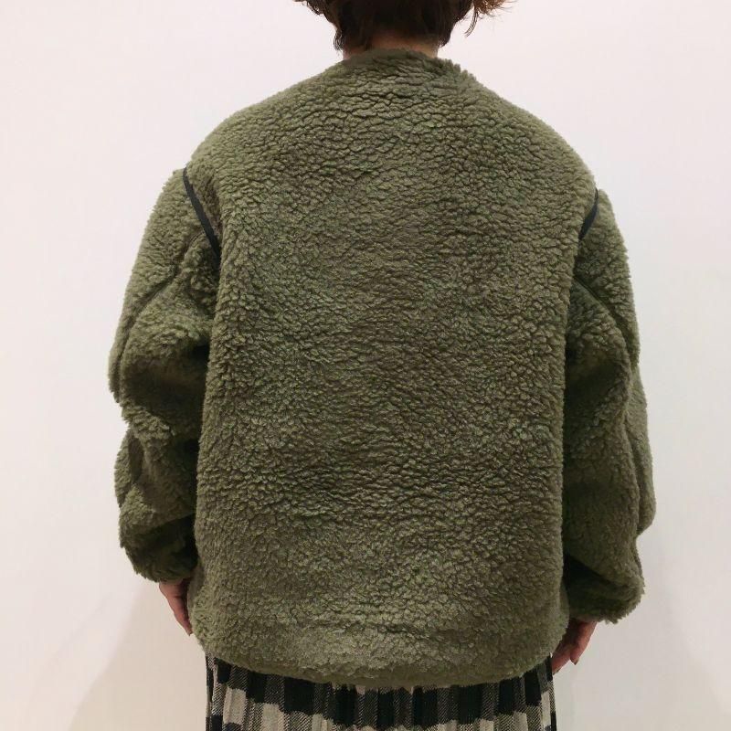 THE NORTH FACE PURPLE LABEL - Wool Boa Fleece Field Cardigan THE NORTH FACE PURPLE LABEL - Wool Boa Fleece Field Cardigan