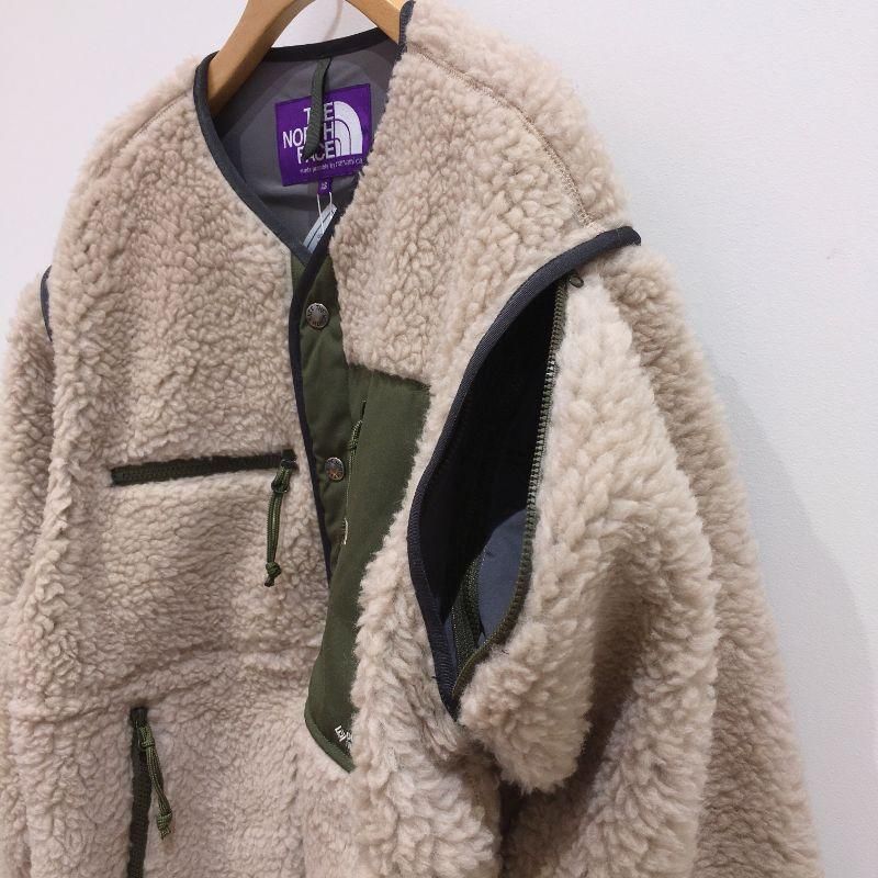THE NORTH FACE PURPLE LABEL - Wool Boa Fleece Field Cardigan THE NORTH FACE PURPLE LABEL - Wool Boa Fleece Field Cardigan