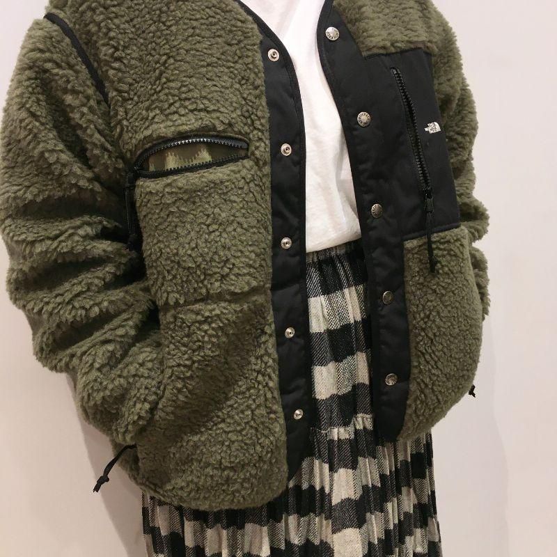 THE NORTH FACE PURPLE LABEL - Wool Boa Fleece Field Cardigan THE NORTH FACE PURPLE LABEL - Wool Boa Fleece Field Cardigan