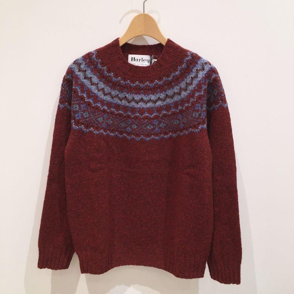 Harley of Scotland - ドニゴウール フェアアイル柄プルオーバー