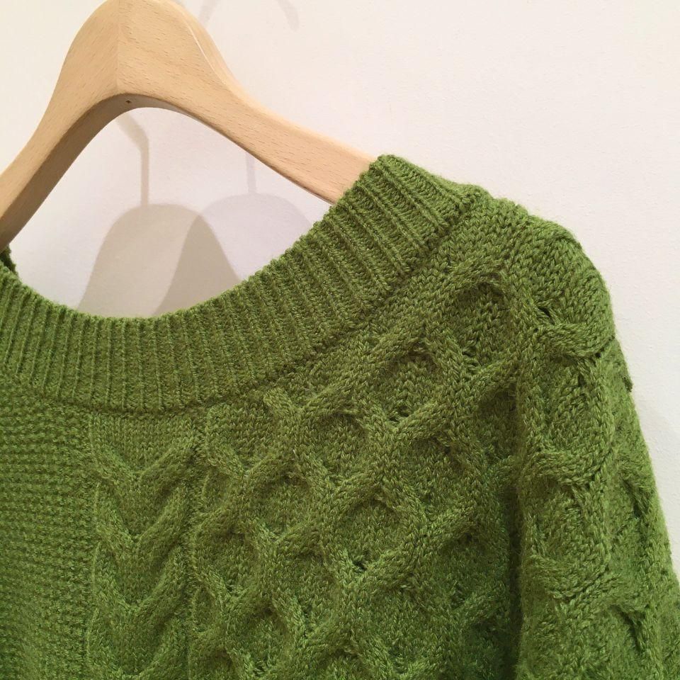 Sheth - 2WAY Vネック パッチワーク ロングカーディガン - Sheth