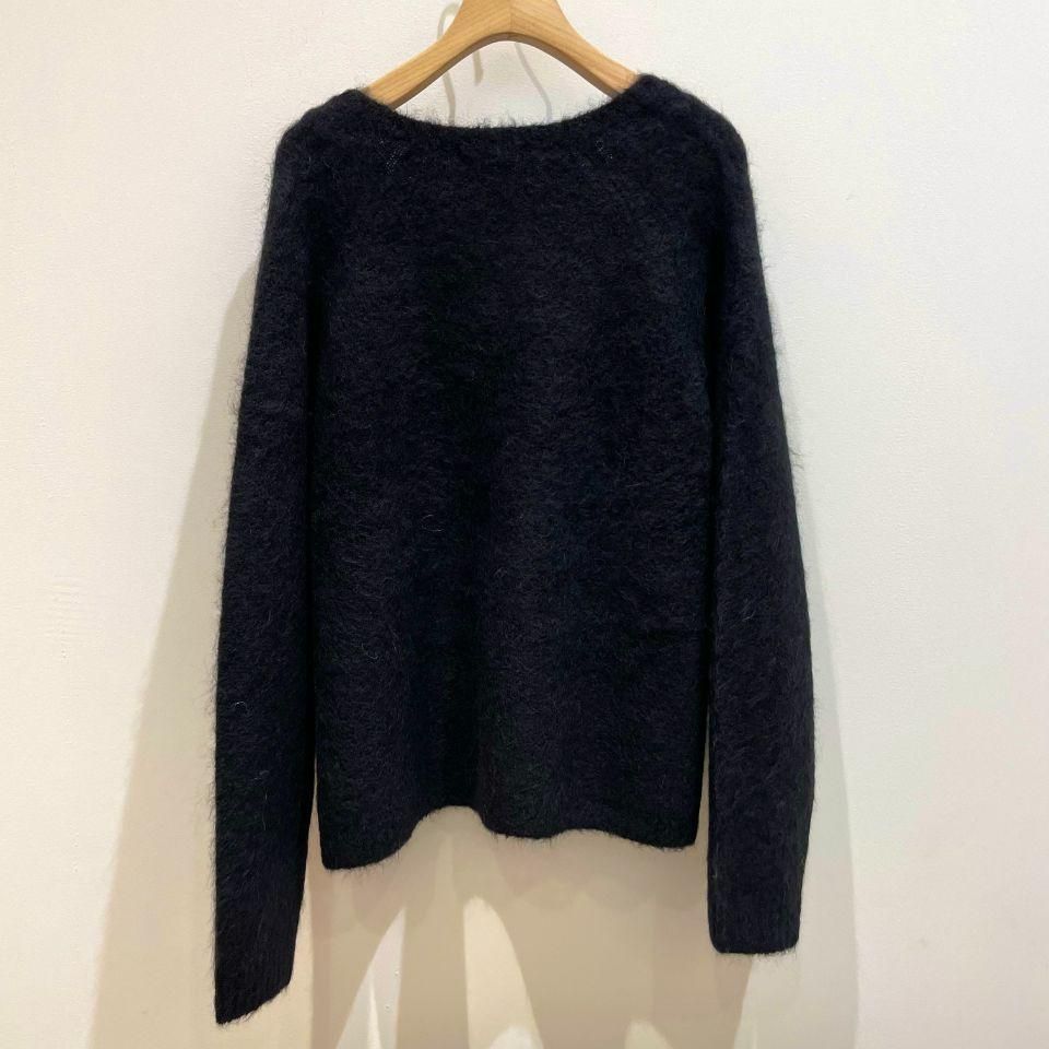 NOMBRE IMPAIR - アルパカシャギー ショート丈カーディガン