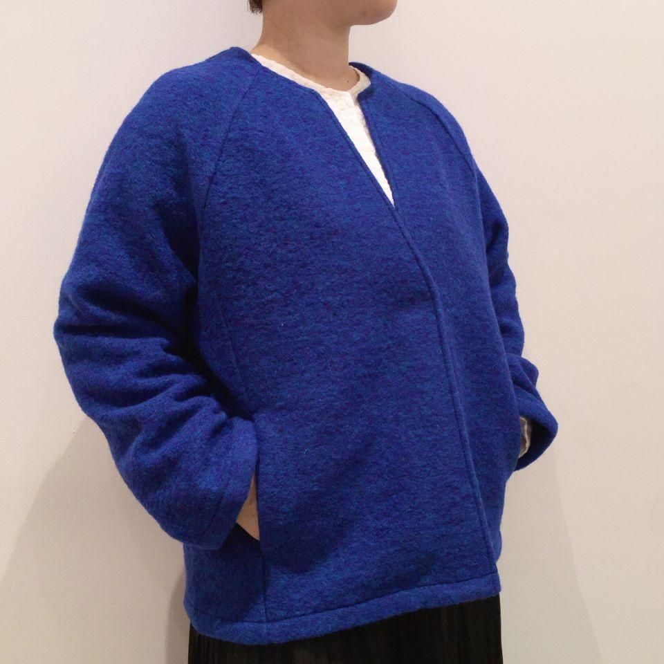NOMBRE IMPAIR - スライバーニット ショートコート - Sheth