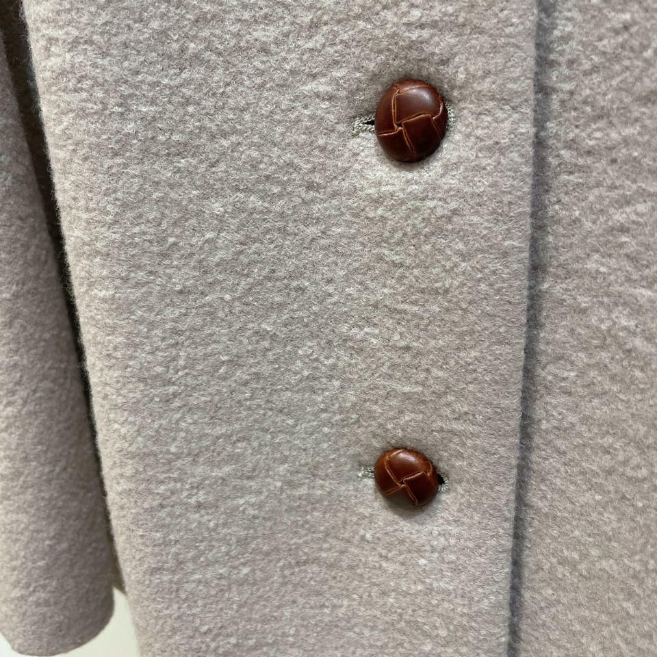 Le minor - ウールリングソフト圧縮 ノーカラージャケット（EL35211