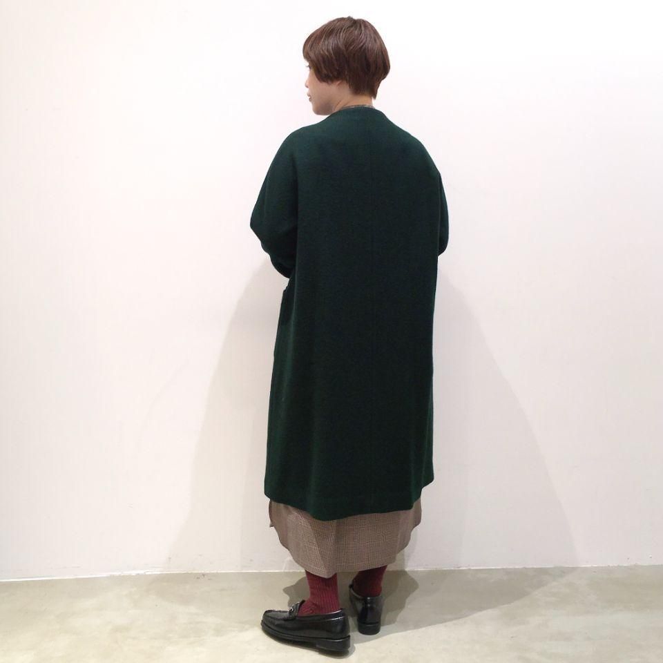 Le minor - ウールリングソフト圧縮 ノーカラーダブルブレスト Le minor - ウールリングソフト圧縮 ノーカラーダブルブレスト