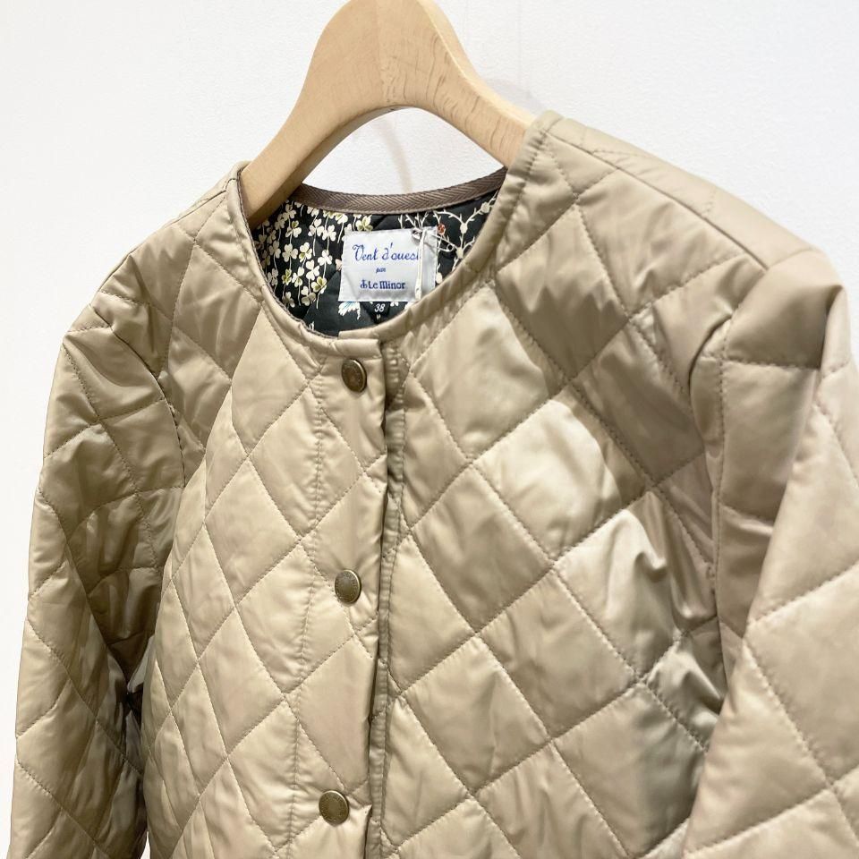 Le minor - 高密度タフタ×LIBERTY キルティングジャケット Le minor - 高密度タフタ×LIBERTY キルティングジャケット