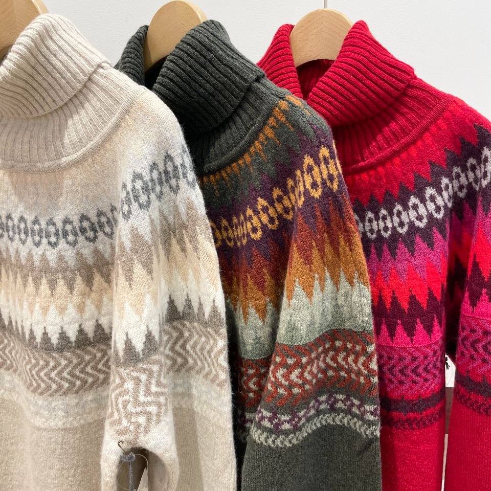 ERIBE - フェアアイル柄のタートルネックセーター（Cairngorm Sweater） - Sheth Online Store -  シスオンラインストア