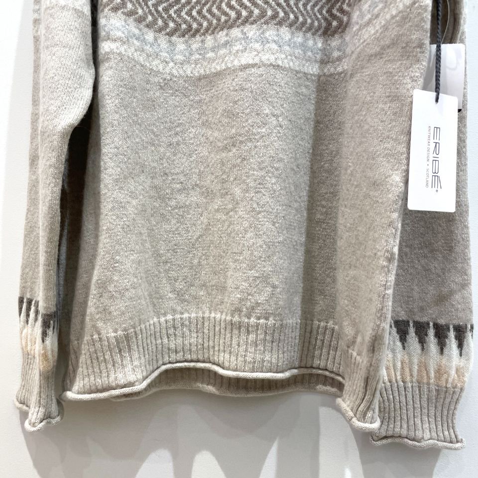 ERIBE - フェアアイル柄のタートルネックセーター（Cairngorm Sweater）