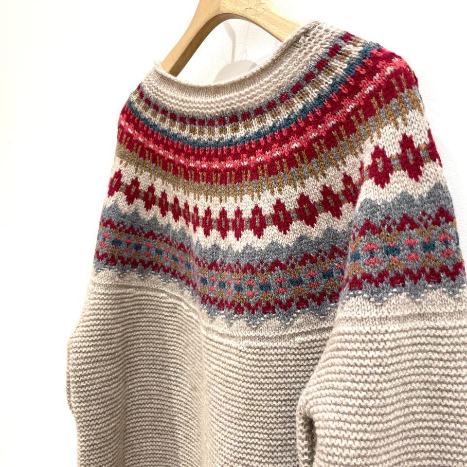 ERIBE - フェアアイル柄のクルーネックセーター(Stoneybrek Sweater) - Sheth Online Store - シスオンラインストア