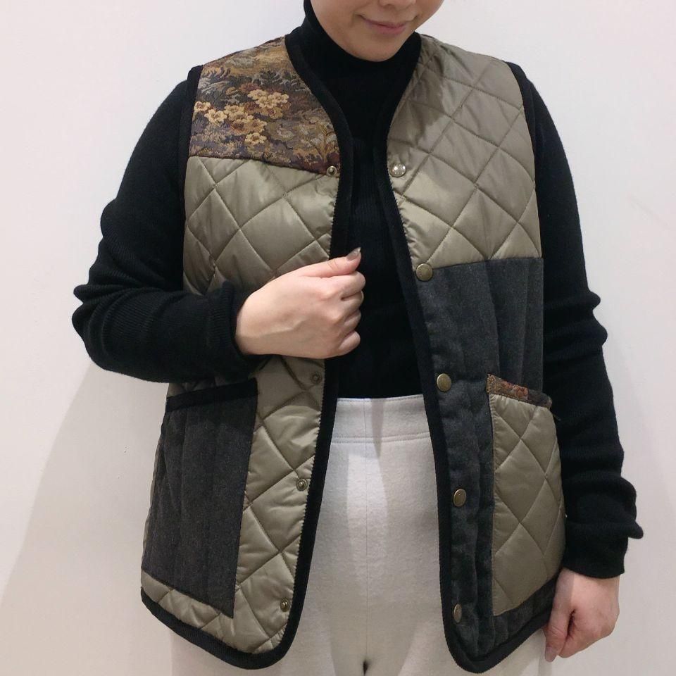 LAVENHAM - JACQUARD PATCHWORK THORNHAM WOMENS（正規取扱商品