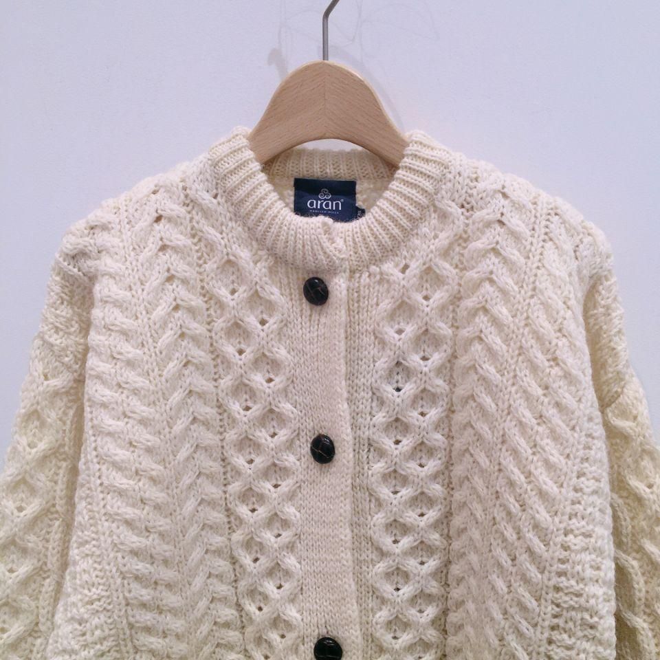 aran woollen mills カーディガン