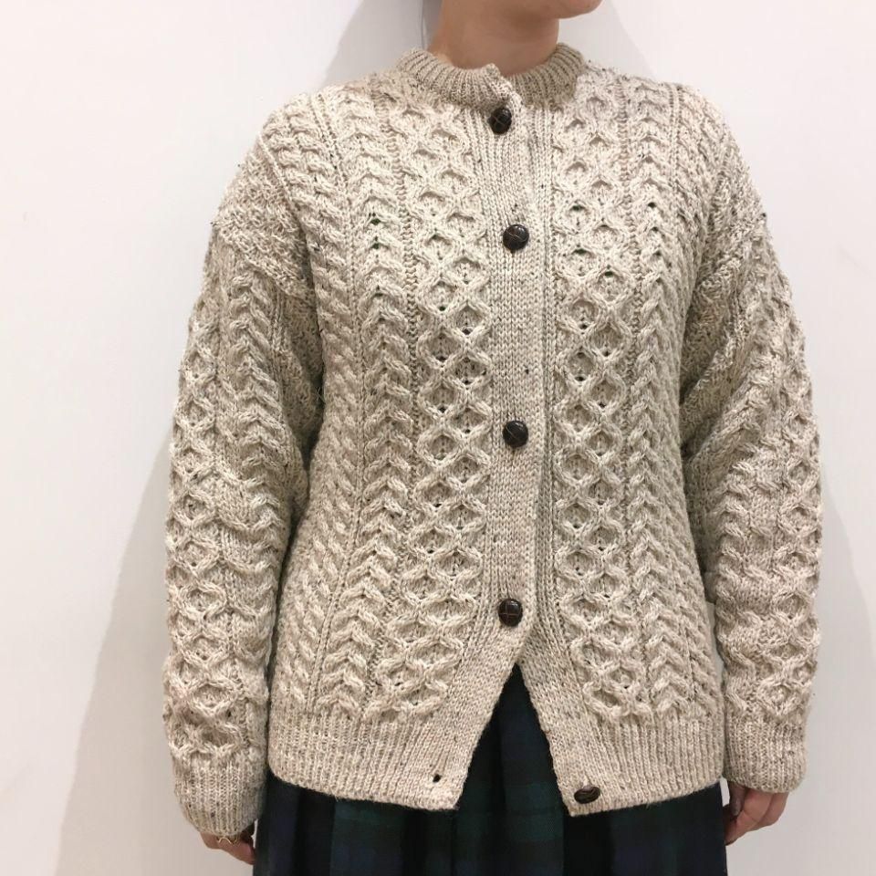 ARAN WOOLLEN MILLS - ケーブル編みカーディガン（正規取扱商品 ...