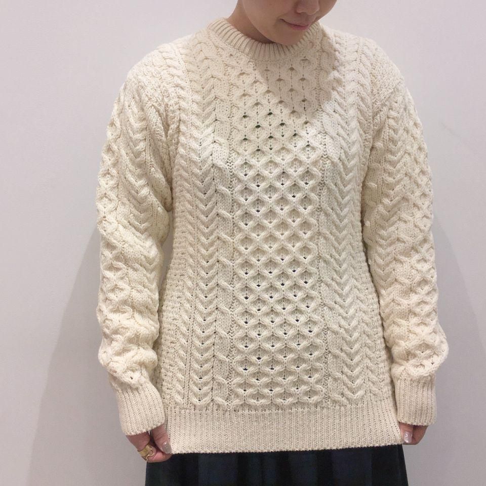 ARAN WOOLLEN MILLS - ケーブル編みセーター（正規取扱商品） - Sheth Online Store - シスオンラインストア