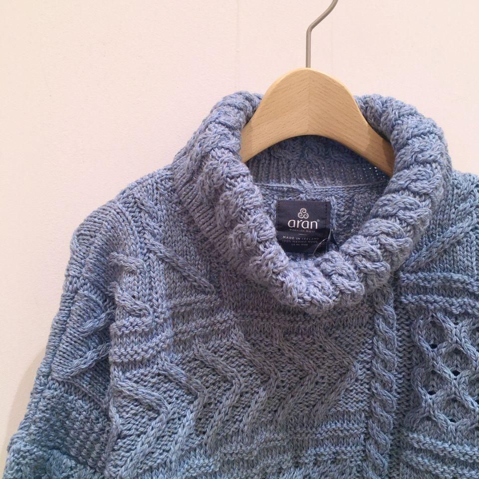 ARAN WOOLLEN MILLS - ケーブル編みオフタートルセーター(正規 ARAN WOOLLEN MILLS - ケーブル編みオフタートルセーター(正規