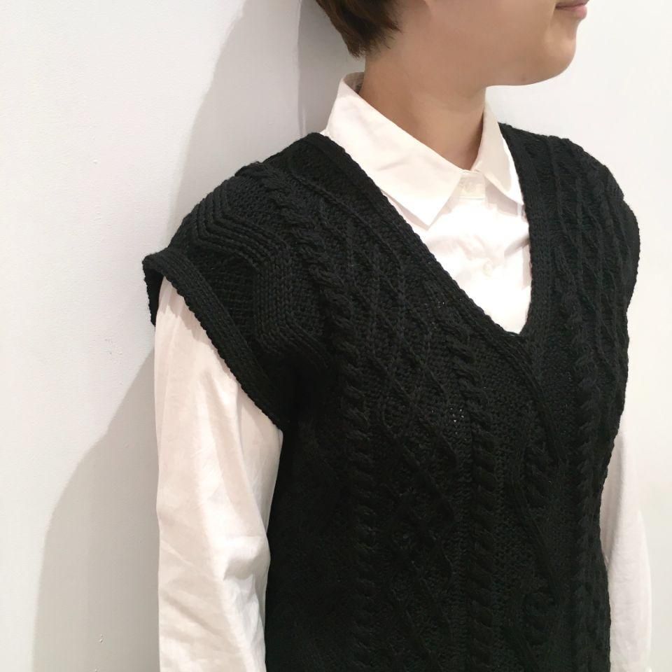 isadore メリノメンブレンベスト　　グリーンS MENS ハイブリッドニットベスト グリーン/072342701