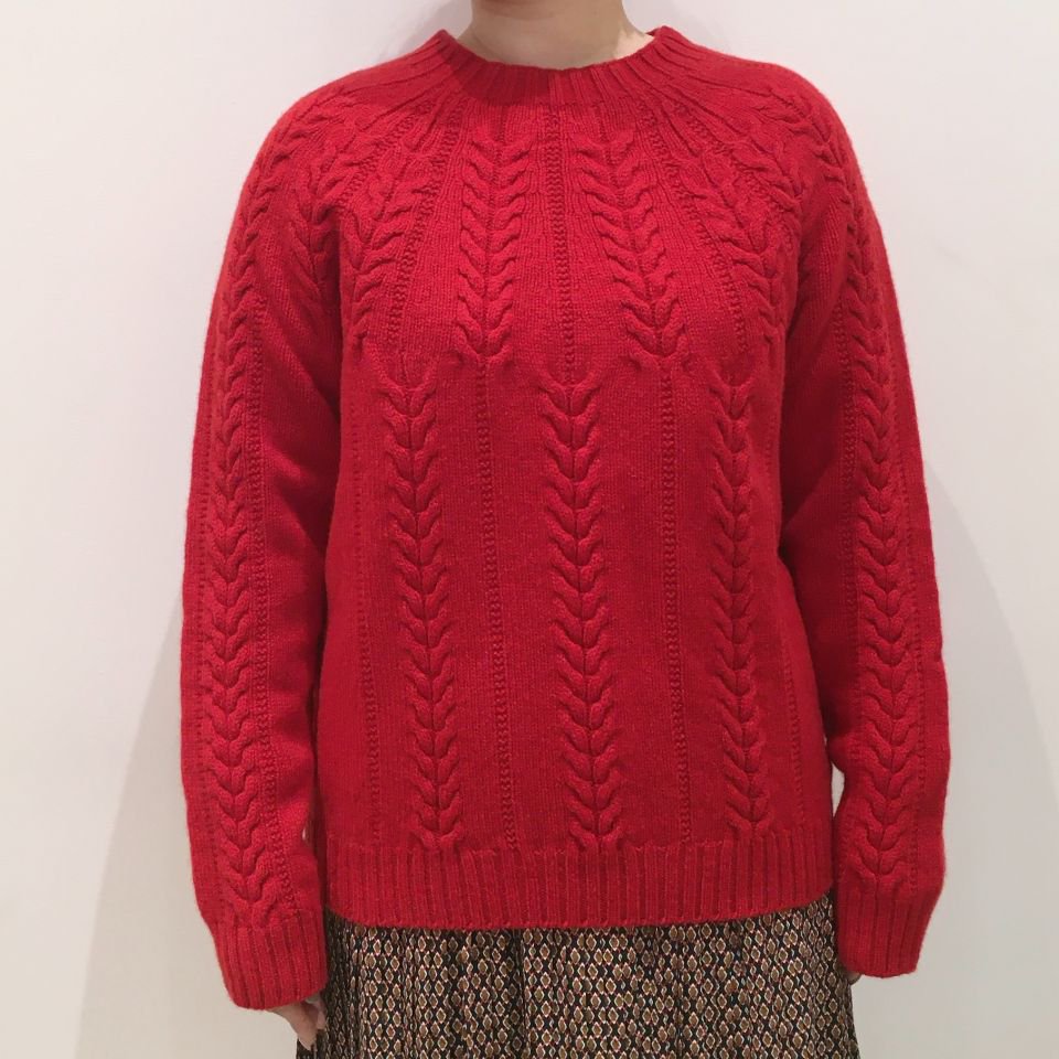 Aparaya - ラムズウール 球心編みのセーター