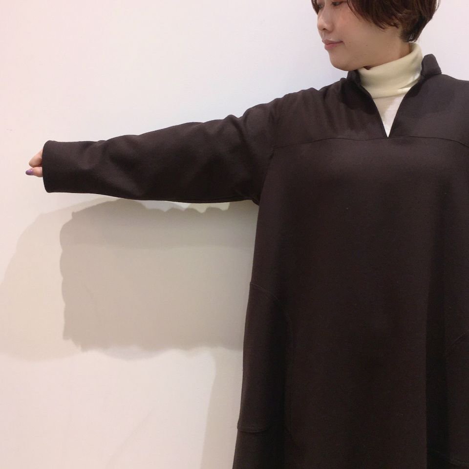 SARAHWEAR - ＜Eloise＞Wool Flannel Sack Dress（C71171)