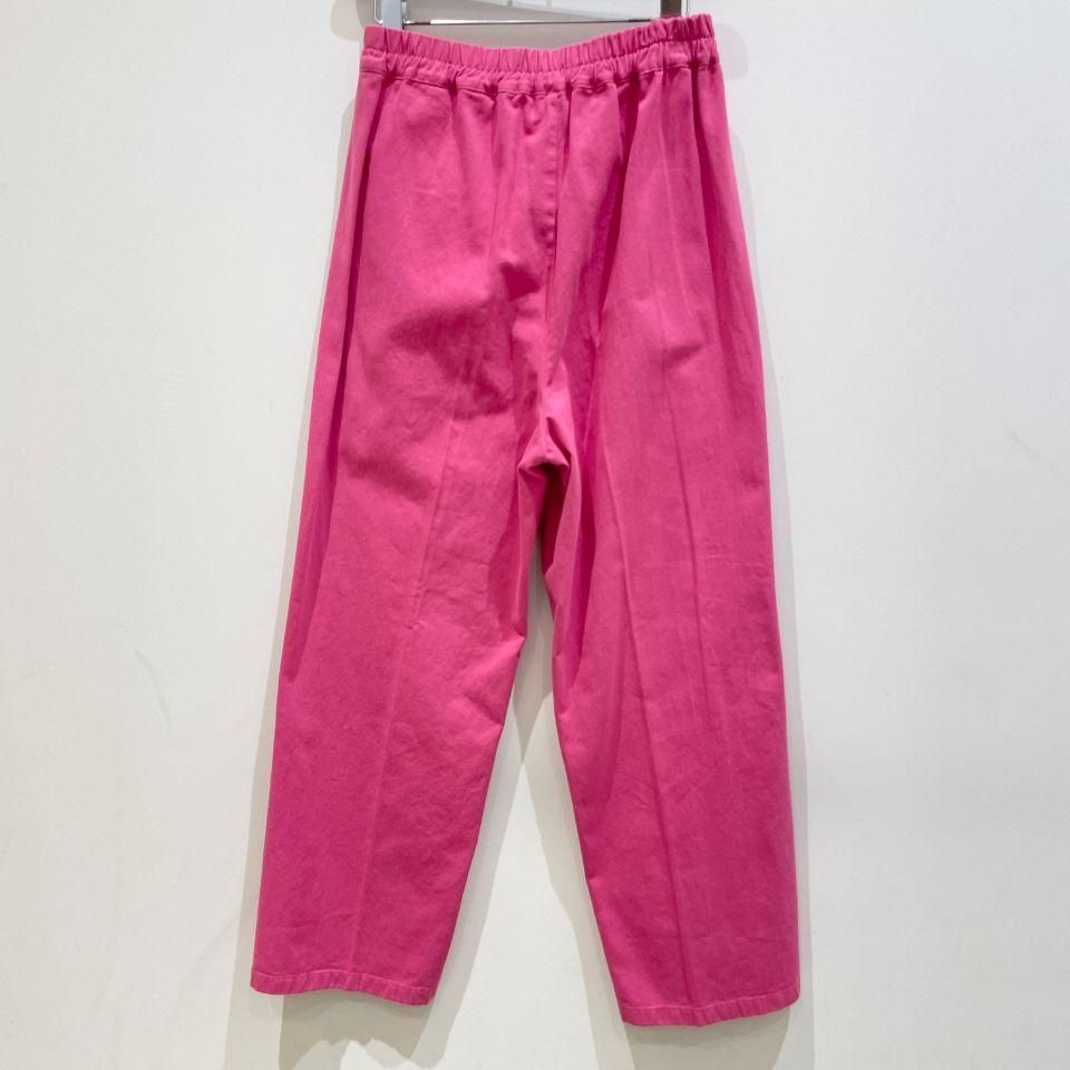 FIL DE FER - 製品染ピーチツイル イージーストレートパンツ