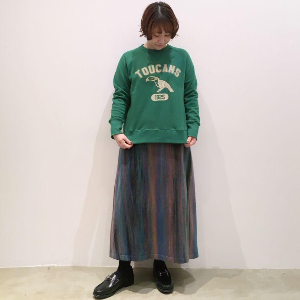 NOMBRE IMPAIR - オオハシPT裏毛 クルーネックプルオーバー
