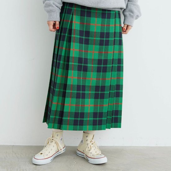 CHILD WOMAN - タータンチェックプリーツスカート（0101SK003222）（正規取扱品）