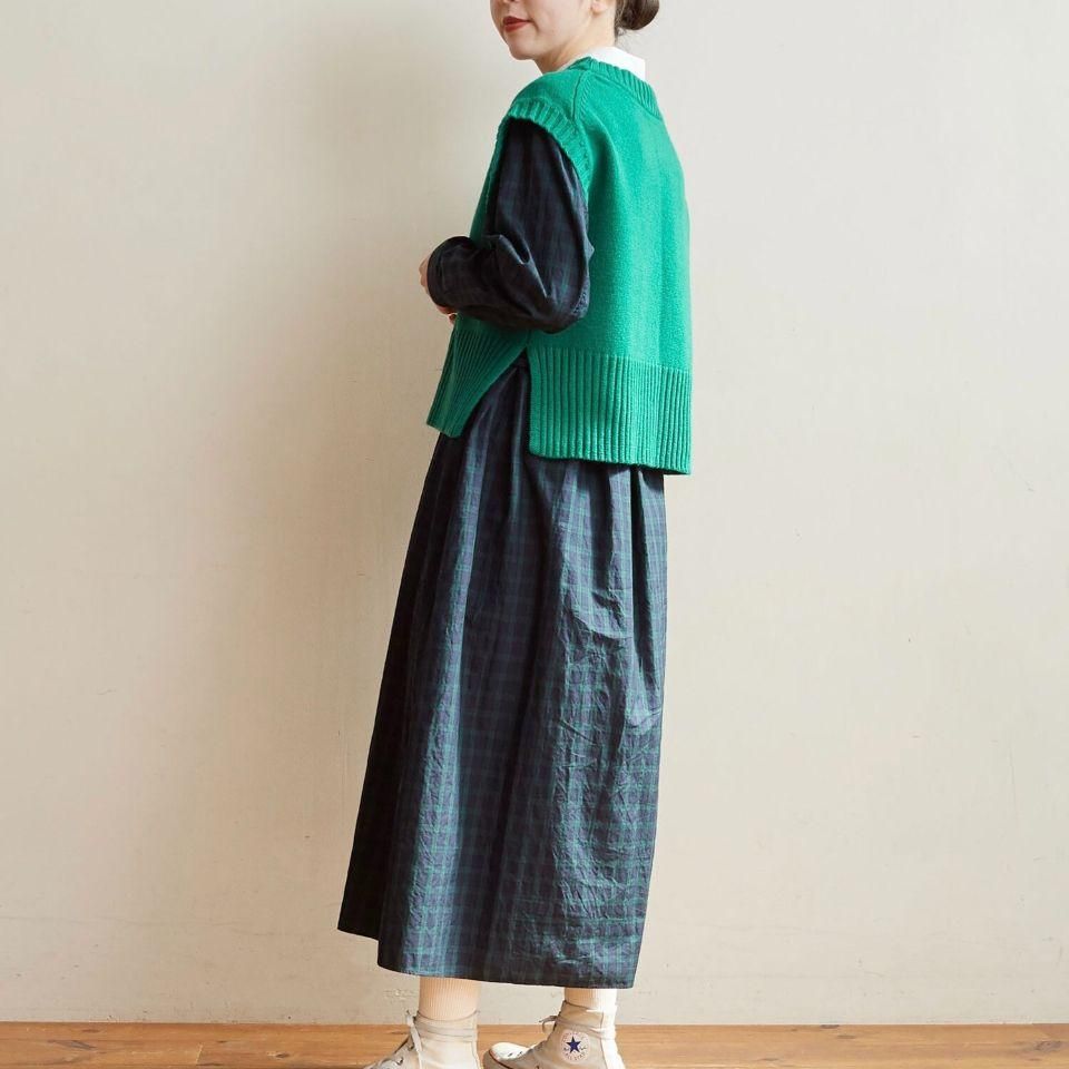 CHILD WOMAN - Extrafine merino wool 5GGショートベスト CHILD WOMAN - Extrafine merino wool 5GGショートベスト