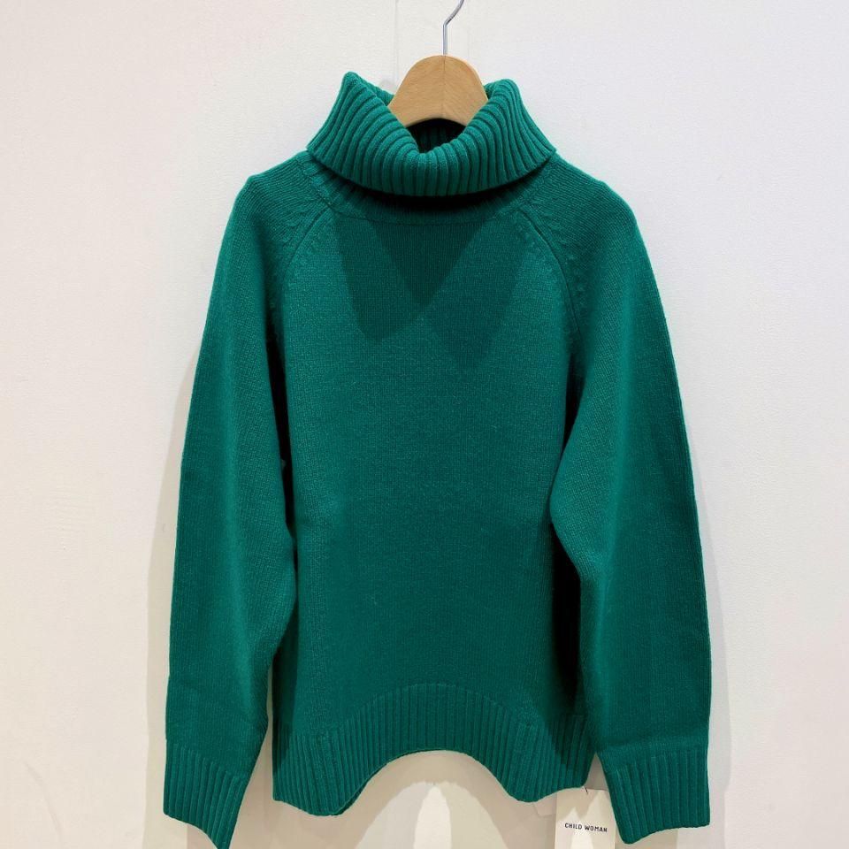 人気ランキング - WOMAN CHILD Extrafine 5GGタートルネックプル wool merino ニット/セーター