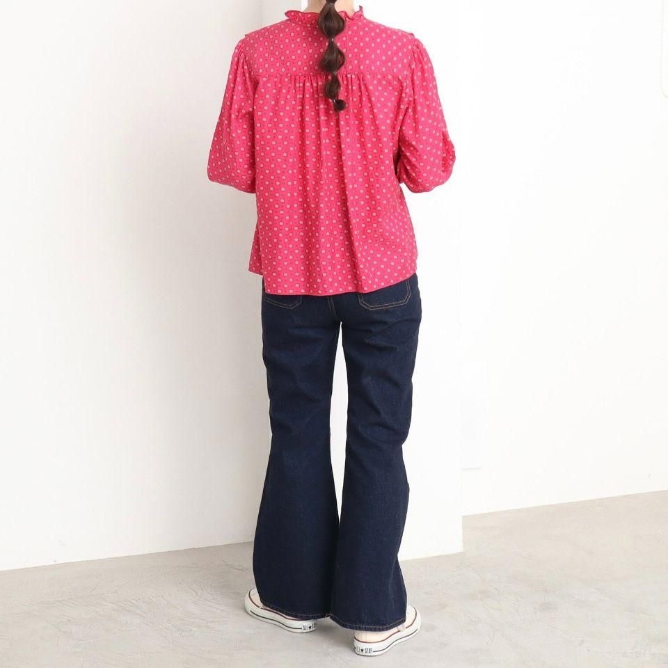 CHILD WOMAN - ＜Dot and Stripes＞Cu/Coツイル花柄 フリル