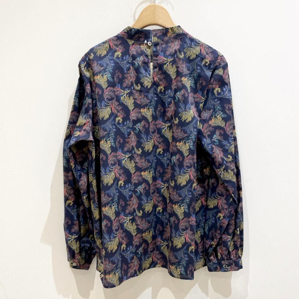 Parkes - 後ろ開きスタンドカラーシャツ（リバティコレクション