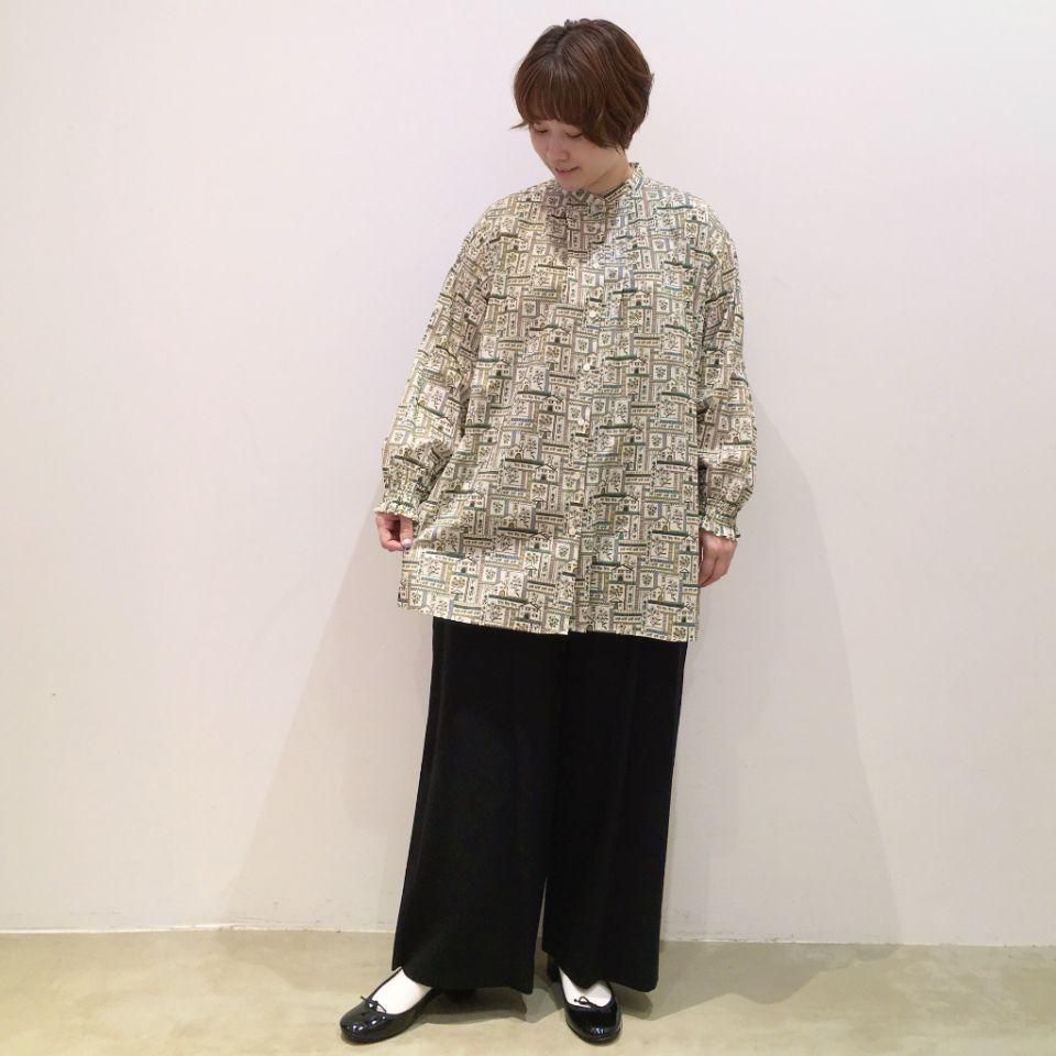 Parkes - スタンドカラーチュニック（リバティコレクション