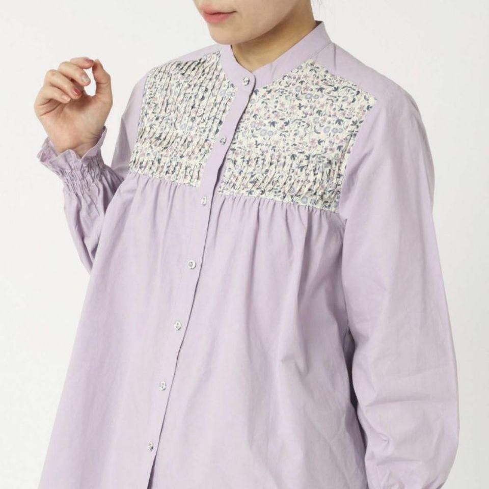 リバティ生地使用 ピンタックブラウス 楽天市場】【限定販売】 リバティ ブラウス リバティプリント