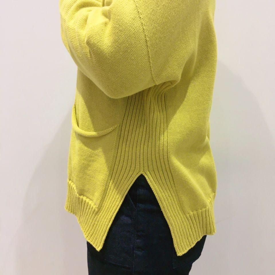 SARAHWEAR - コットンヤーン 大きなボタンのカーディガン