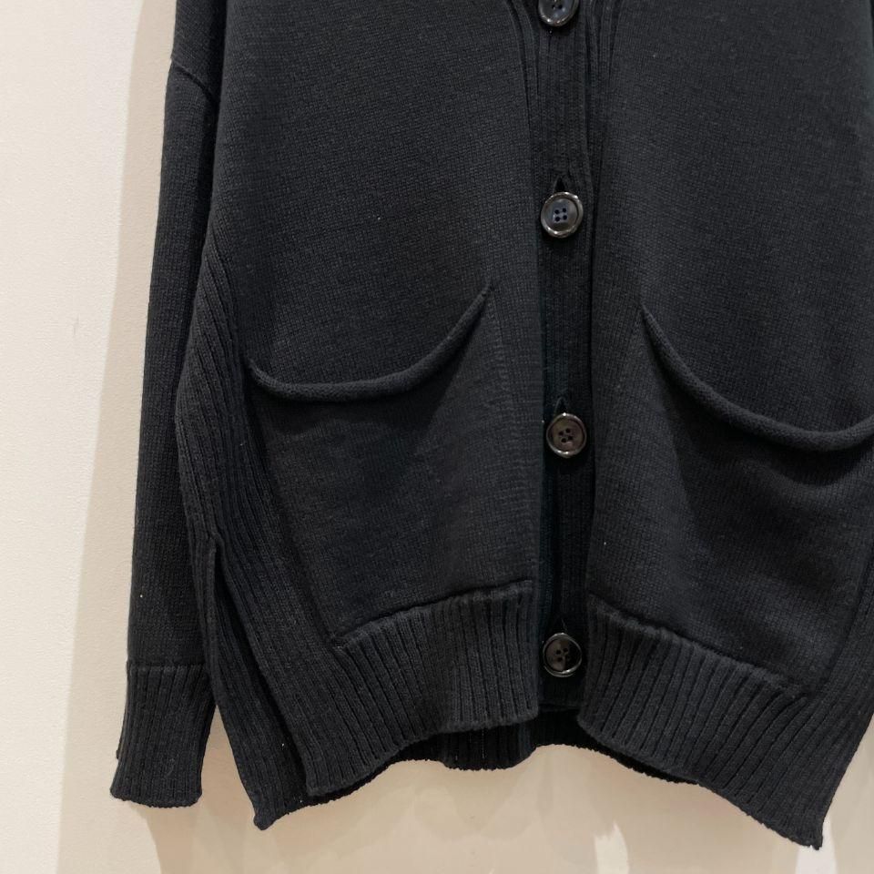 SARAHWEAR - コットンヤーン 大きなボタンのカーディガン