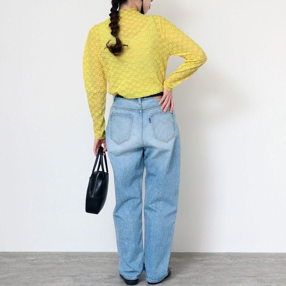 CHILD WOMAN - <Dot and Stripes>縮絨ラッセルレース CHILD WOMAN - <Dot and Stripes>縮絨ラッセルレース