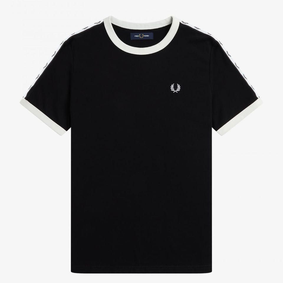 FRED PERRY Ringer T-Shirt Sサイズ ホワイト